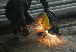 Abrasive wheel operator