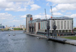 Royal Victoria Docks in London